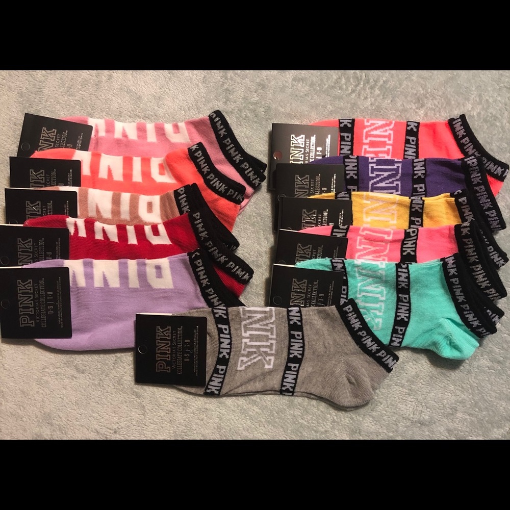 💕Pink VS 11 Pairs Socks 💕💕